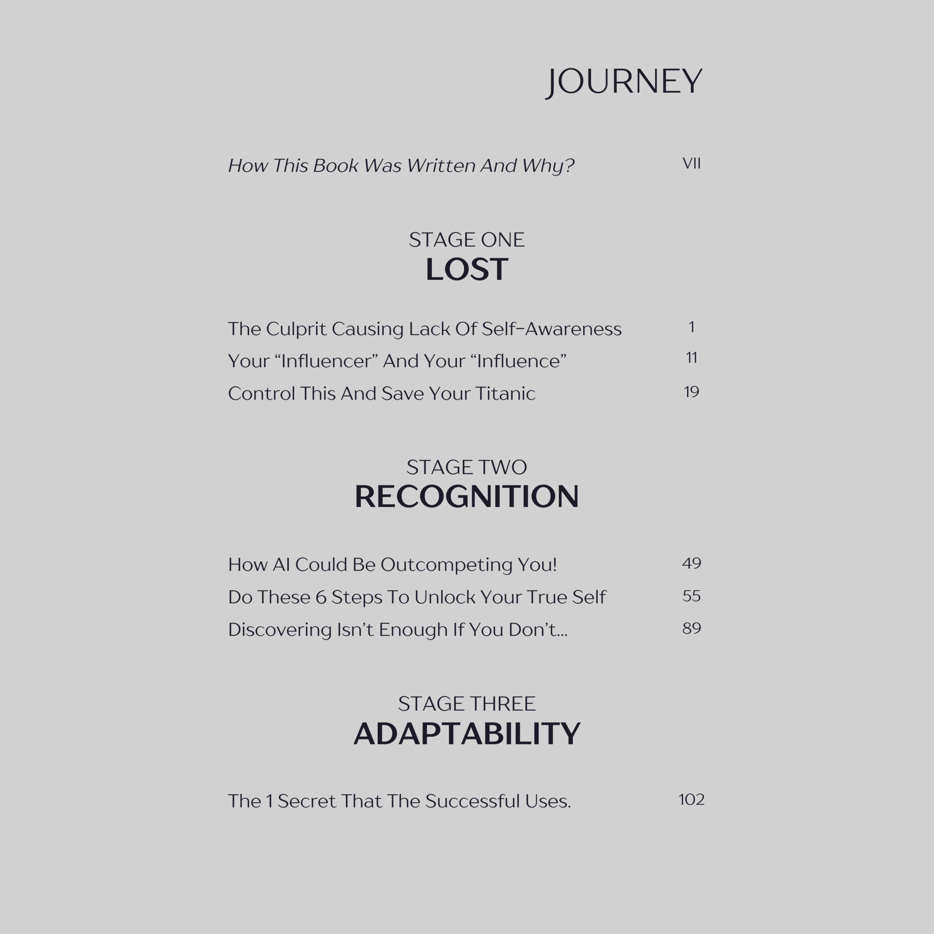 THE ART OF INTRINSICALITY