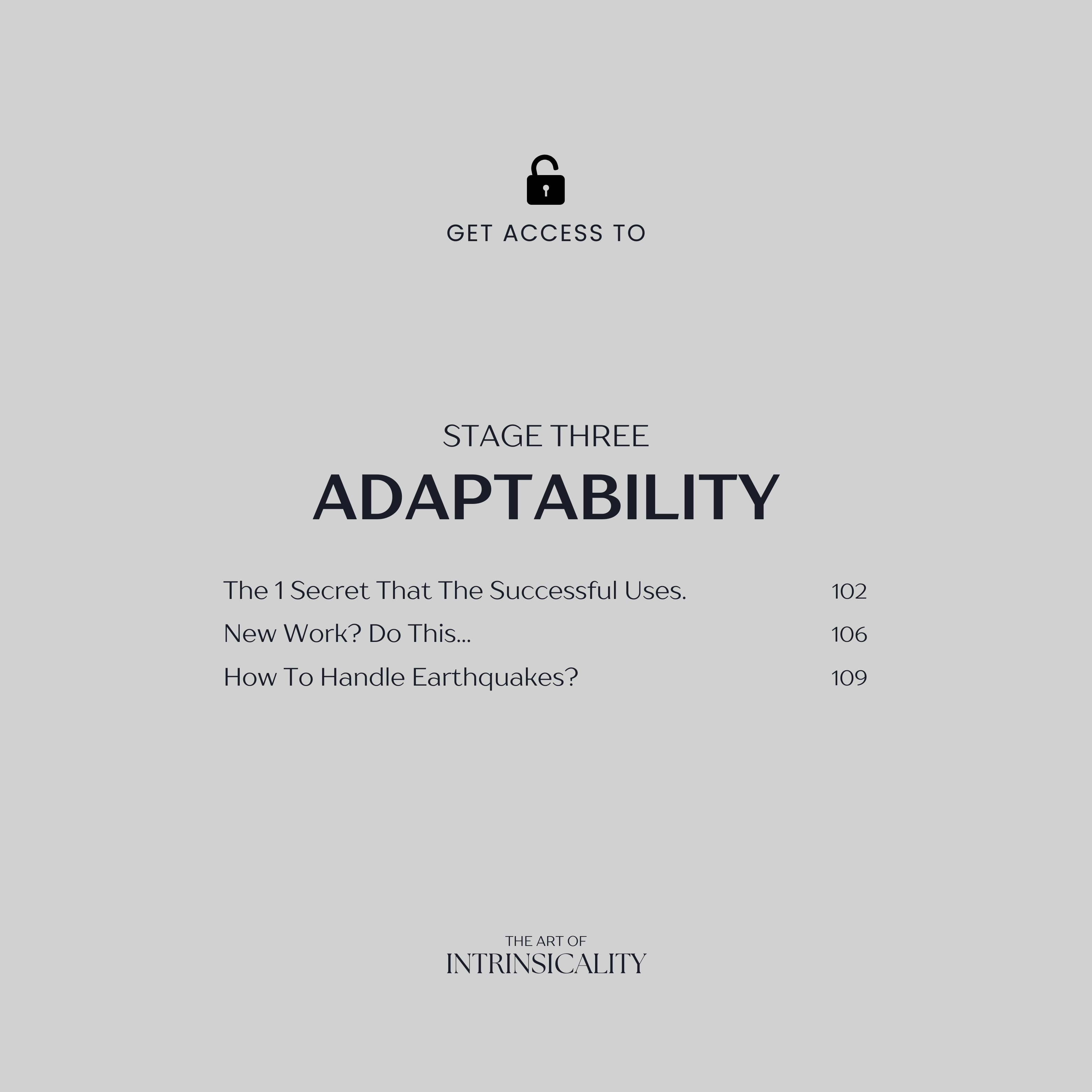 THE ART OF INTRINSICALITY